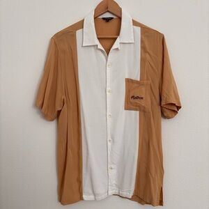 Malbon Golf Bowling Button Shirt